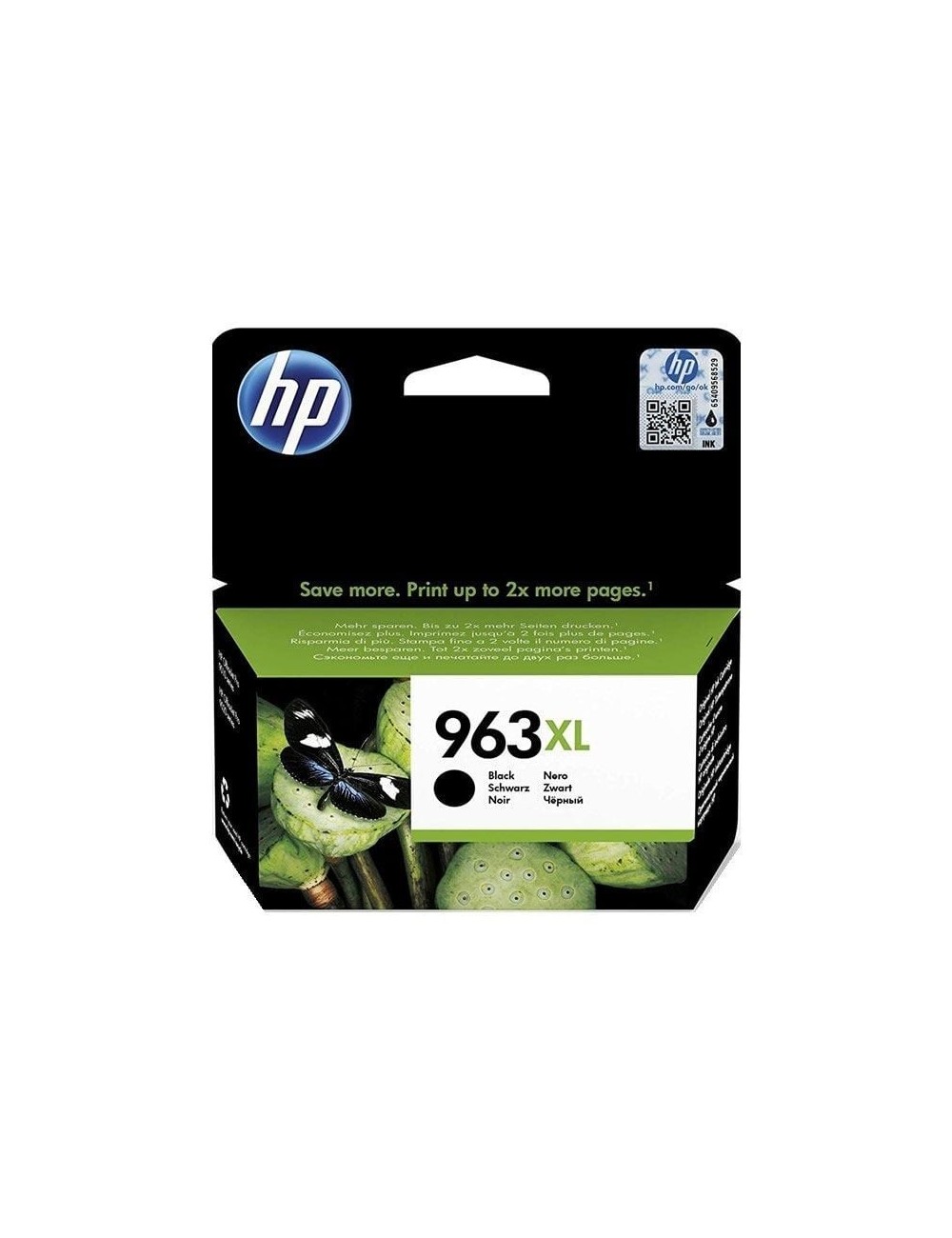 Cartucho de Tinta Original HP nº963 XL Alta Capacidad/ Negro