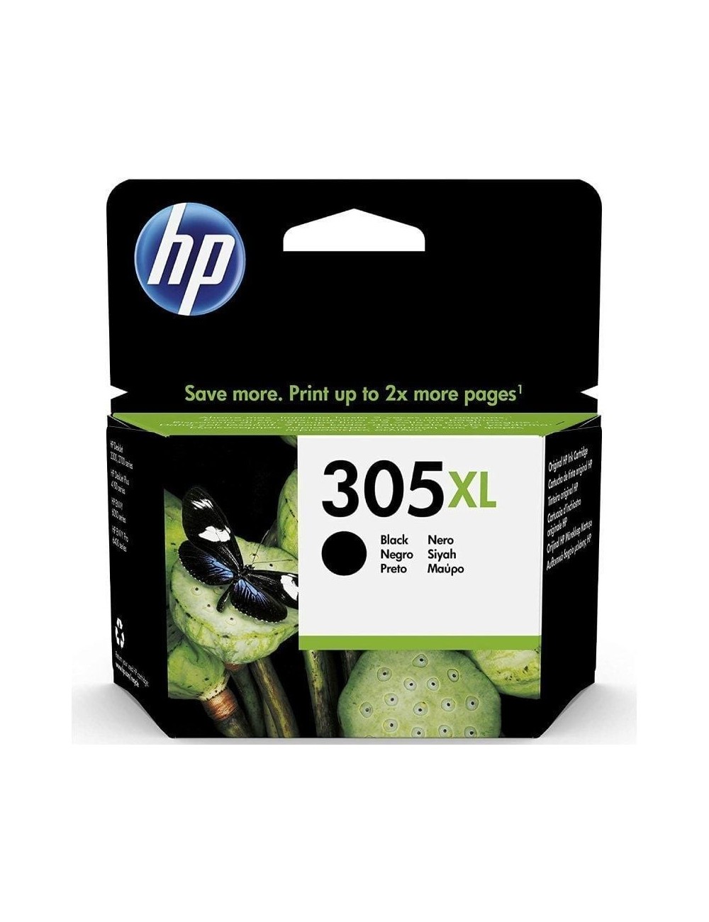 Cartucho de Tinta Original HP nº305 XL Alta Capacidad/ Negro