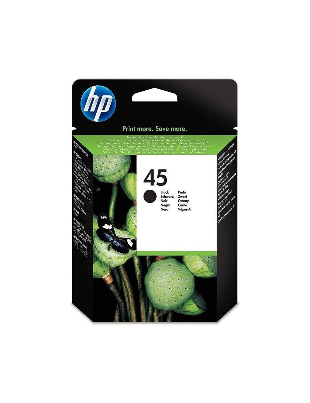 Cartucho de Tinta Original HP nº45/ Negro