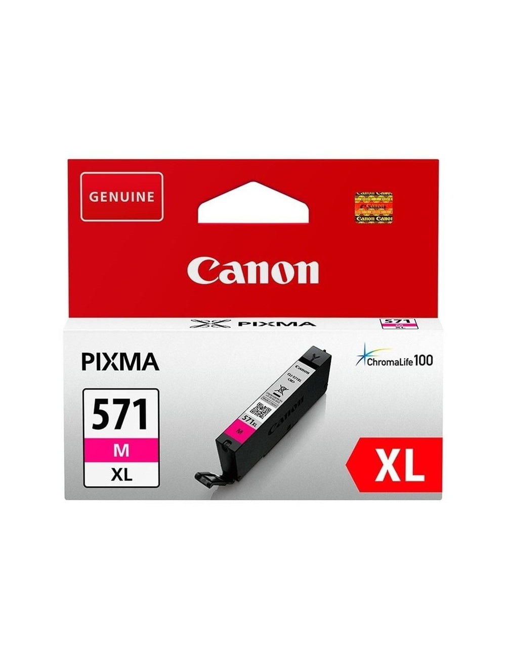 Cartucho de Tinta Original Canon CLI-571MXL Alta Capacidad/ Magenta