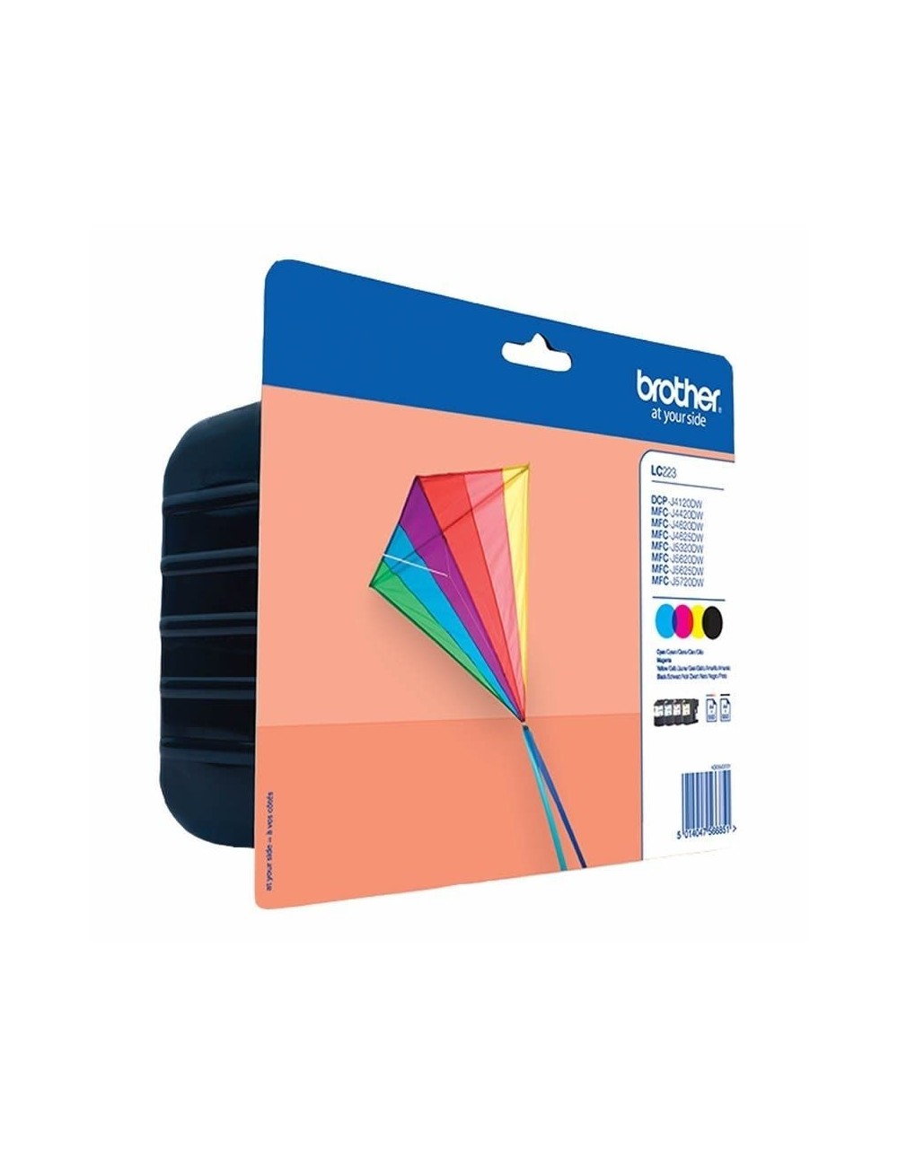 Cartucho de Tinta Original Brother LC-223VALBP Multipack/ Cian/ Magenta/ Amarillo/ Negro