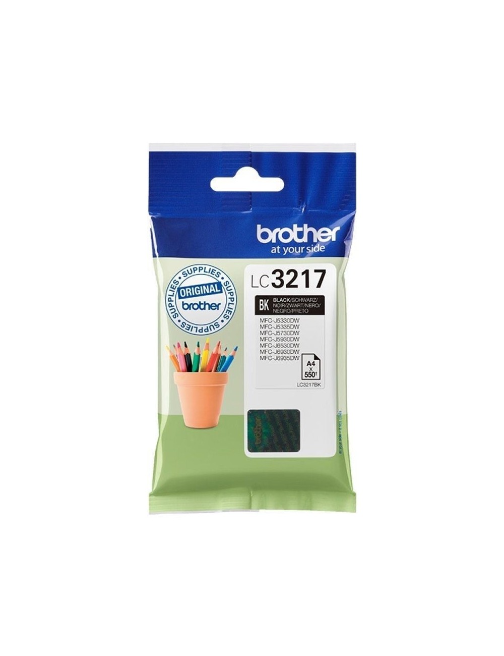 Cartucho de Tinta Original Brother LC-3217BK/ Negro