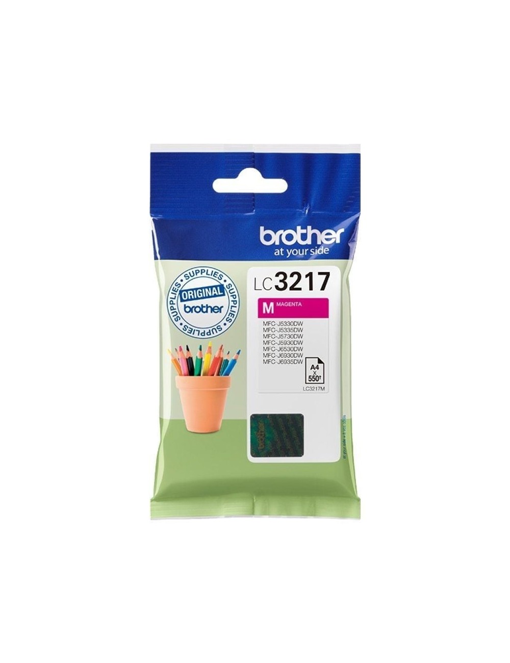 Cartucho de Tinta Original Brother LC-3217M/ Magenta