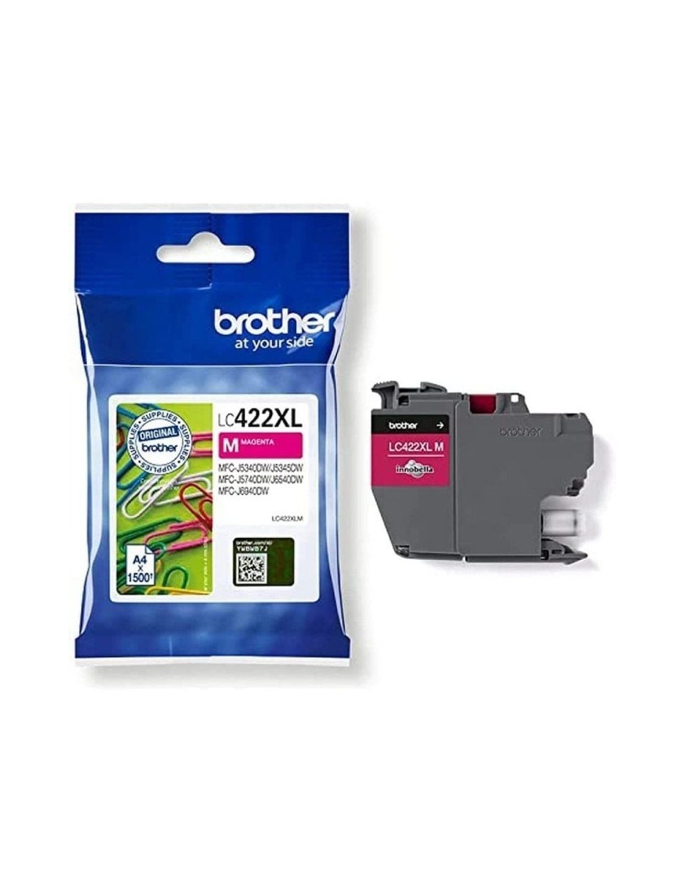 Cartucho de Tinta Original Brother LC-422 XL Alta Capacidad/ Magenta