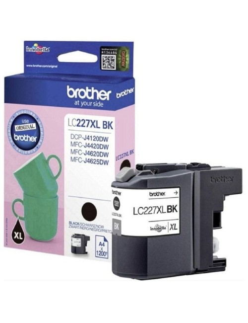 Cartucho de Tinta Original Brother LC-227 XL Alta Capacidad/ Negro