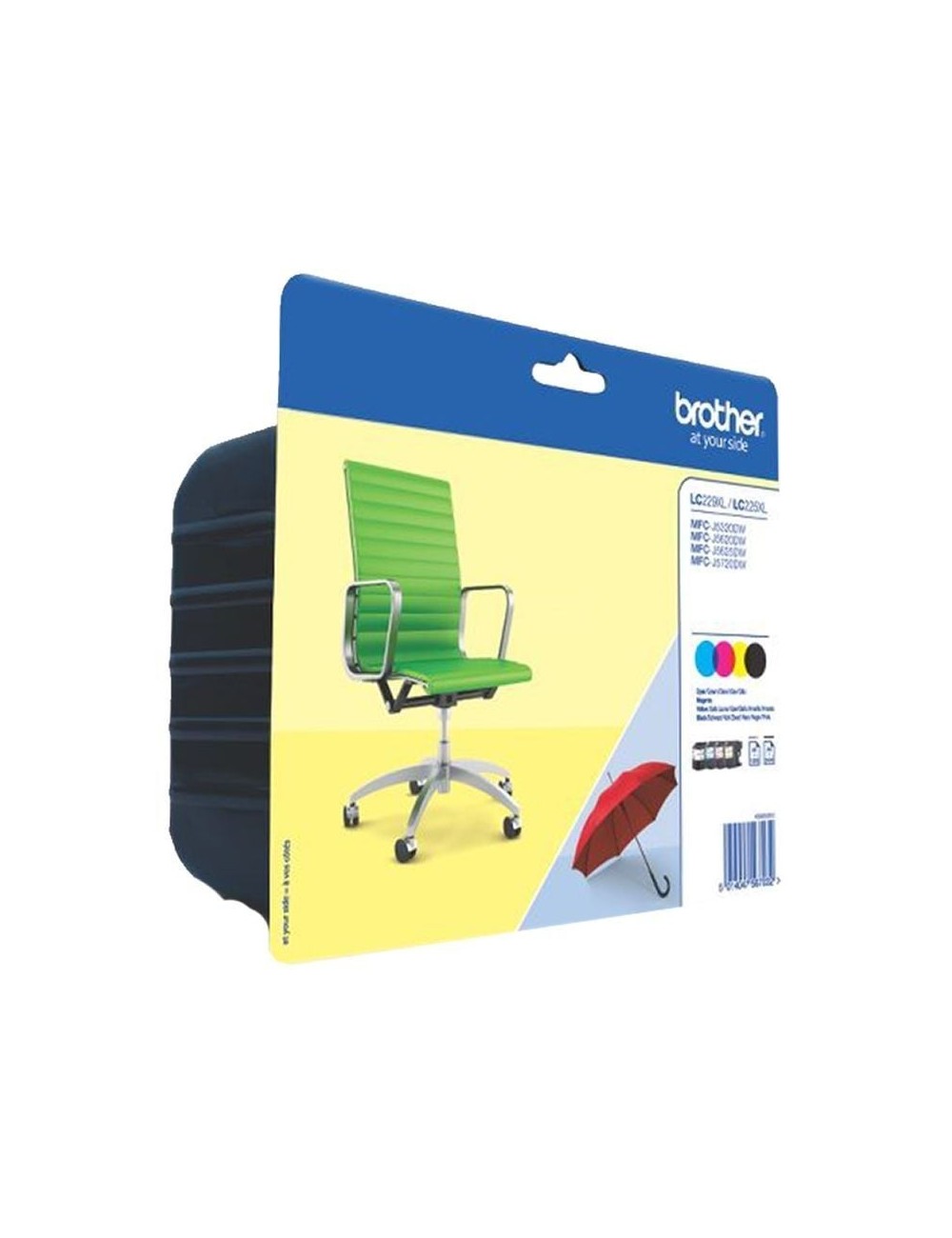 Cartucho de Tinta Original Brother LC-229/ LC-225XL Alta Capacidad Multipack/ Cian/ Magenta/ Amarillo/ Negro