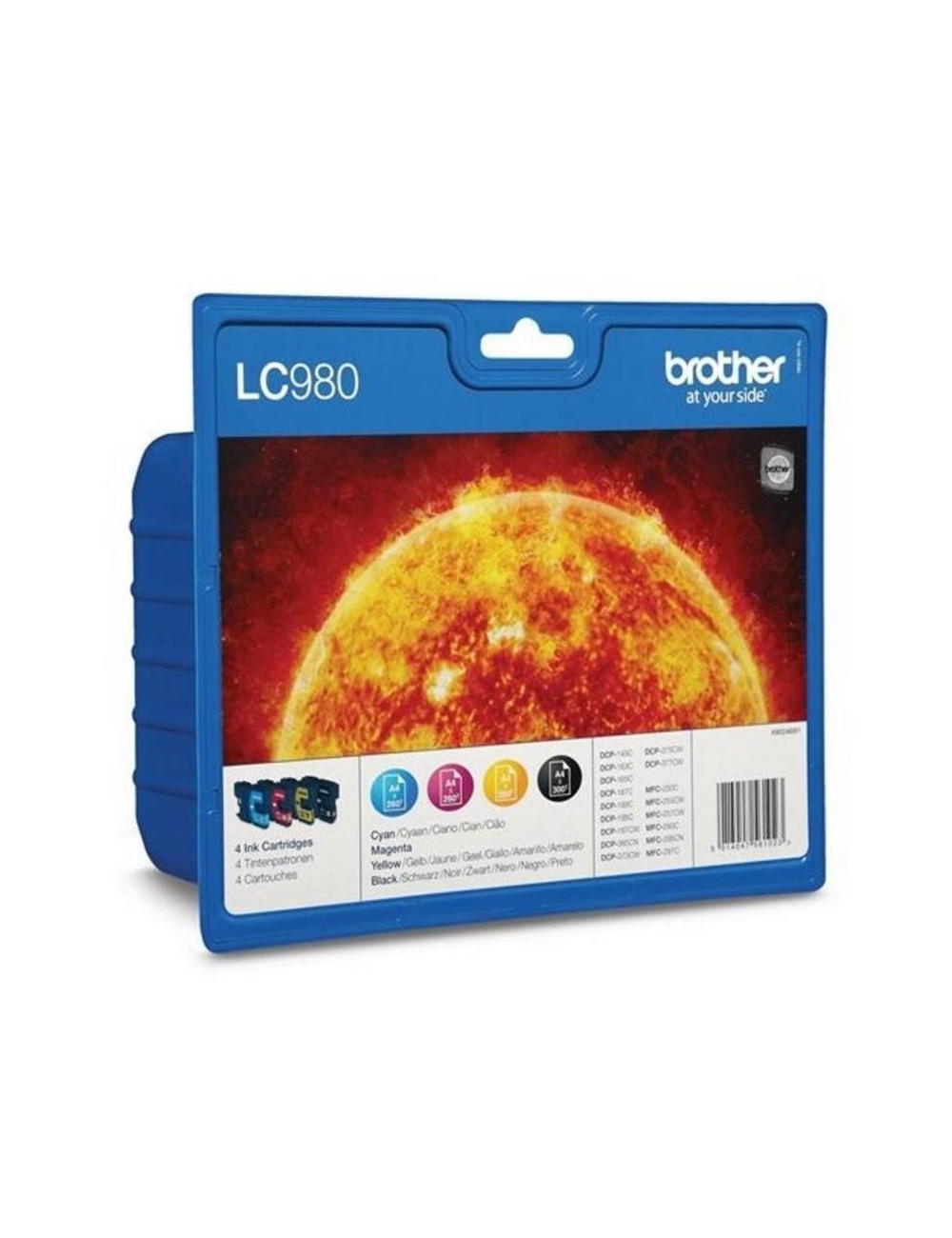 Cartucho de Tinta Original Brother LC-980 Multipack/ Cian/ Magenta/ Amarillo/ Negro