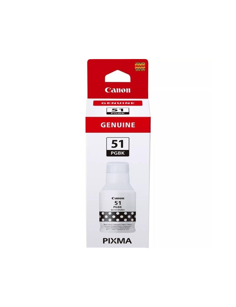 Botella de Tinta Original Canon GI-51/ Negra