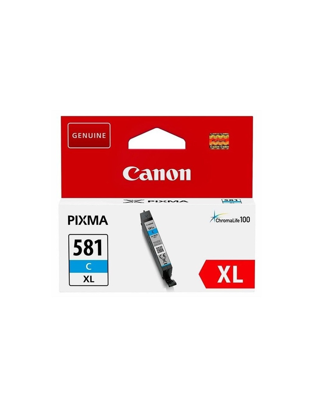 Cartucho de Tinta Original Canon CLI-581CXL Alta Capacidad/ Cian