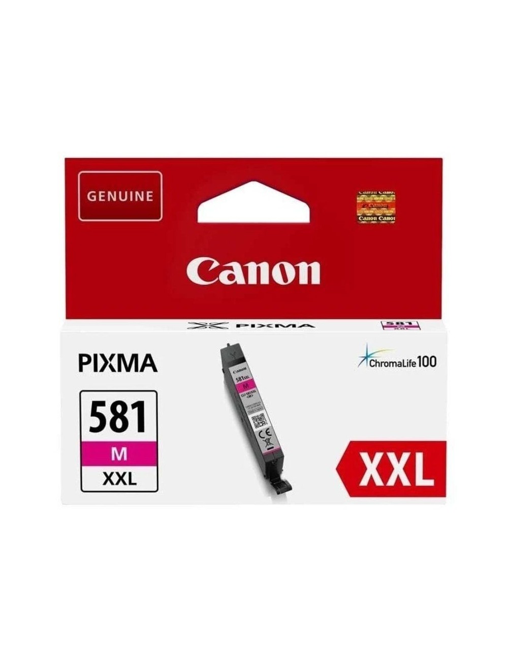 Cartucho de Tinta Original Canon CLI-581XXL Alta Capacidad/ Magenta