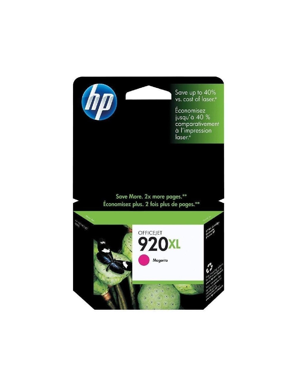 Cartucho de Tinta Original HP nº920 XL Alta Capacidad/ Magenta