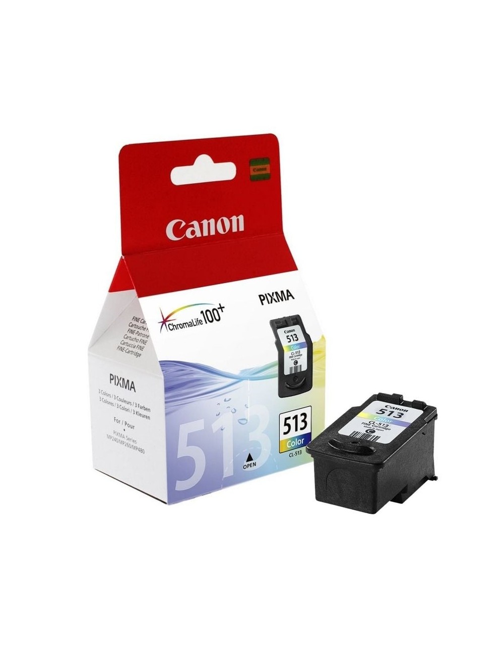 Cartucho de Tinta Original Canon CL-513 Alta Capacidad/ Tricolor