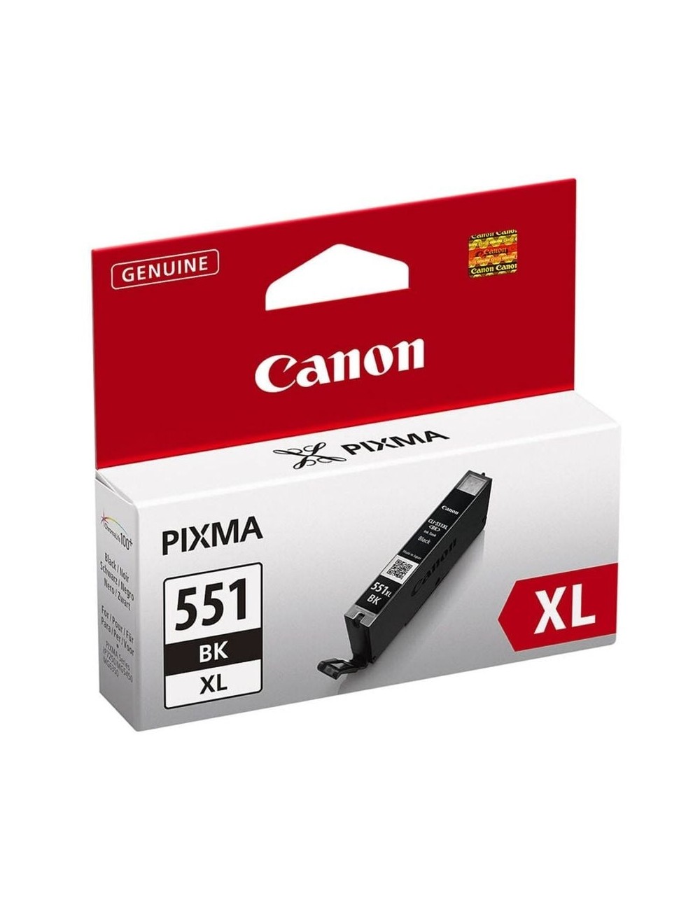 Cartucho de Tinta Original Canon CLI-551BK XL Alta Capacidad/ Negro