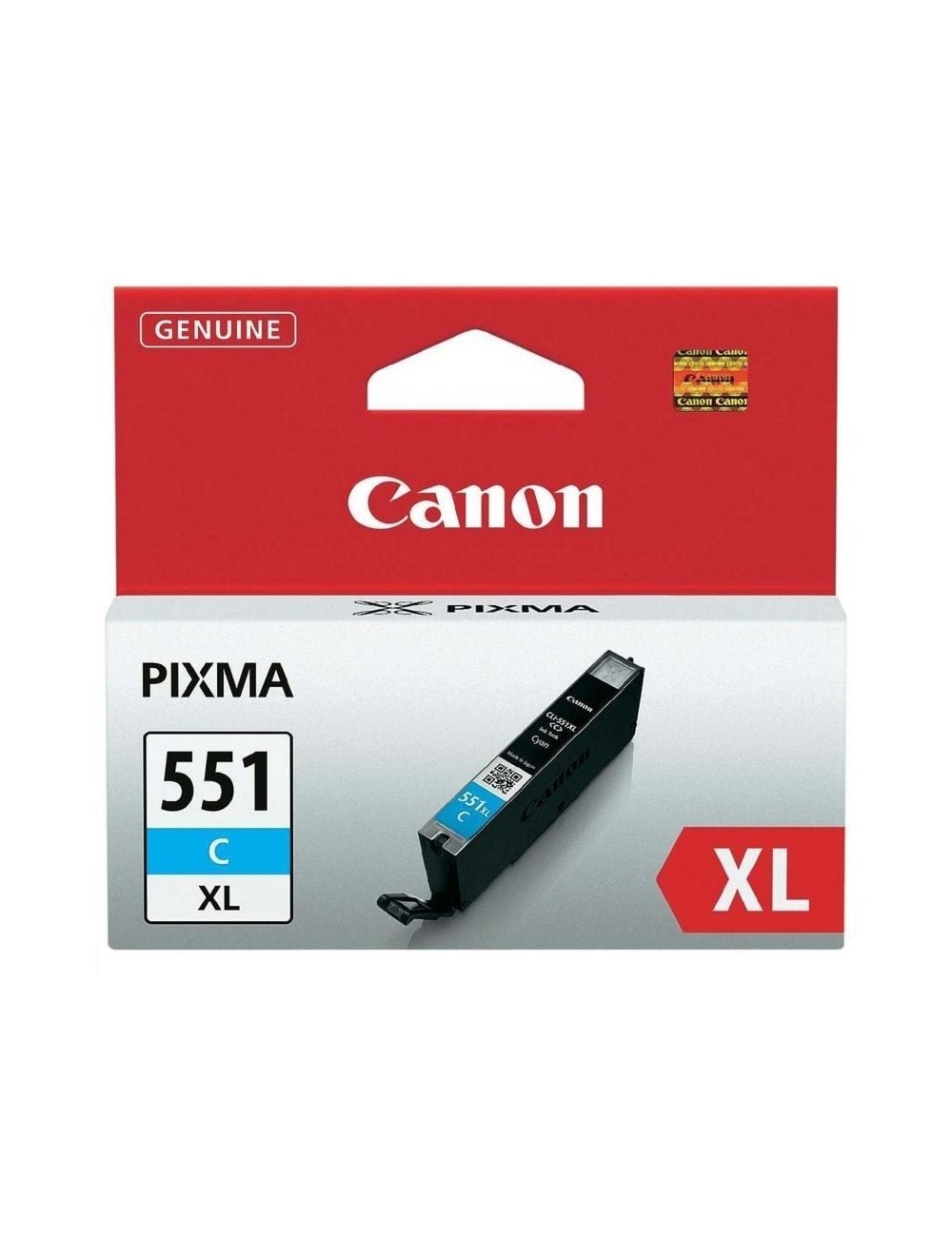 Cartucho de Tinta Original Canon CLI-551C XL Alta Capacidad/ Cian