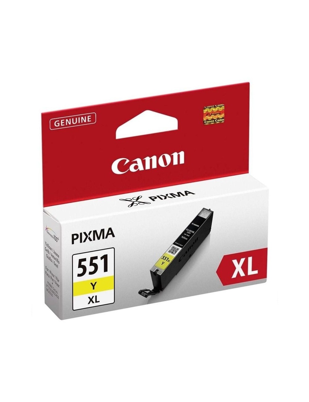 Cartucho de Tinta Original Canon CLI-551Y XL Alta Capacidad/ Amarillo