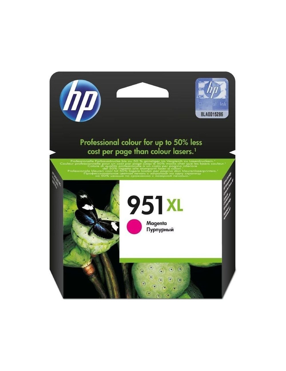 Cartucho de Tinta Original HP nº951 XL Alta Capacidad/ Magenta