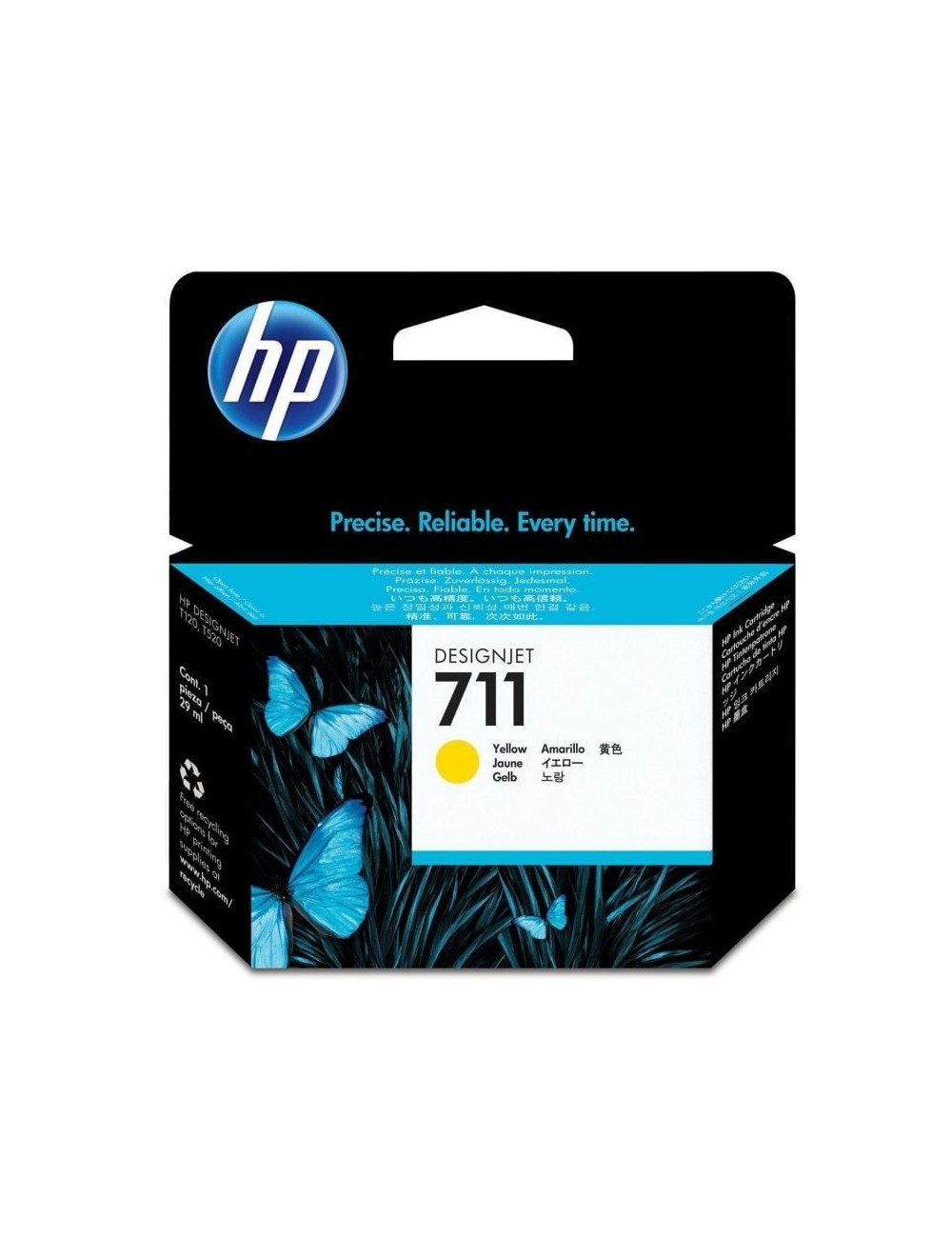 Cartucho de Tinta Original HP nº711/ Amarillo