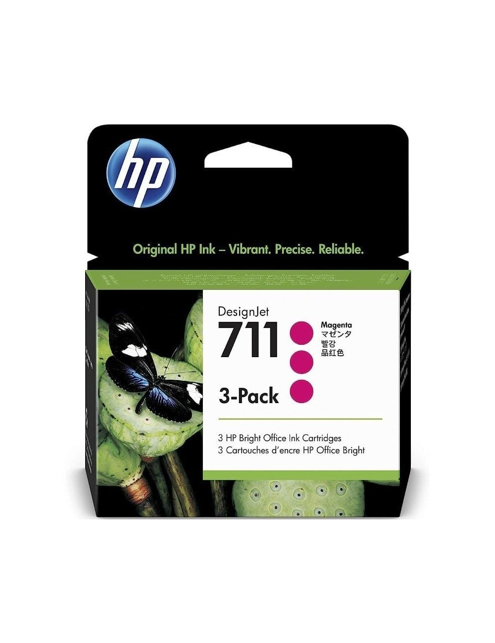 Cartucho de Tinta Original HP nº711 Multipack/ 3x Magenta