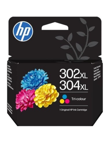Cartucho de Tinta Original HP nº302XL/304XL/ Tricolor