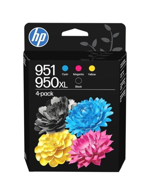 Cartucho de Tinta Original HP nº950XL + nº951 Multipack/ Cian/ Magenta/ Amarillo/ Negro