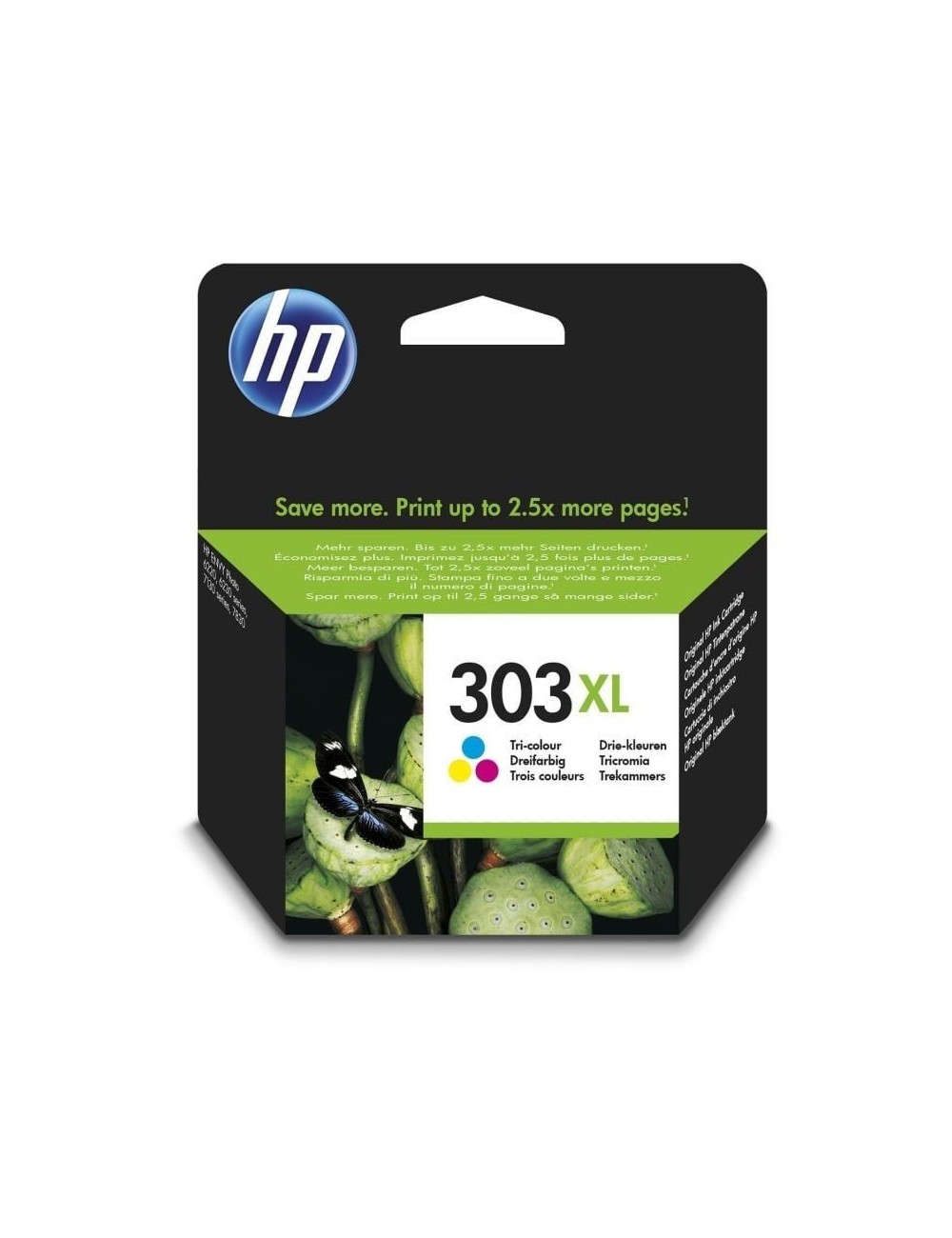 Cartucho de Tinta Original HP nº303 XL Alta Capacidad/ Tricolor