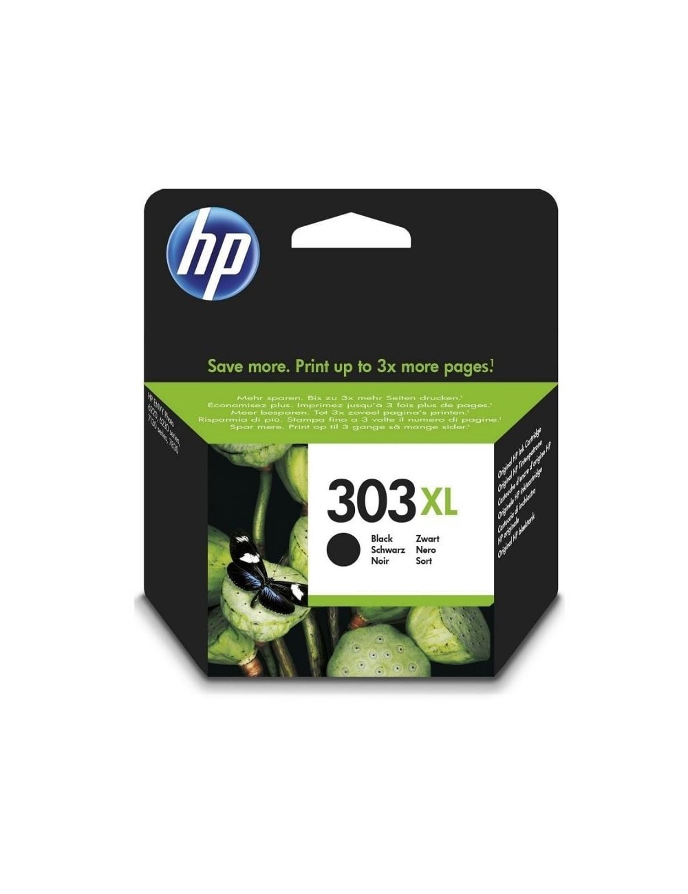Cartucho de Tinta Original HP nº303 XL Alta Capacidad/ Negro