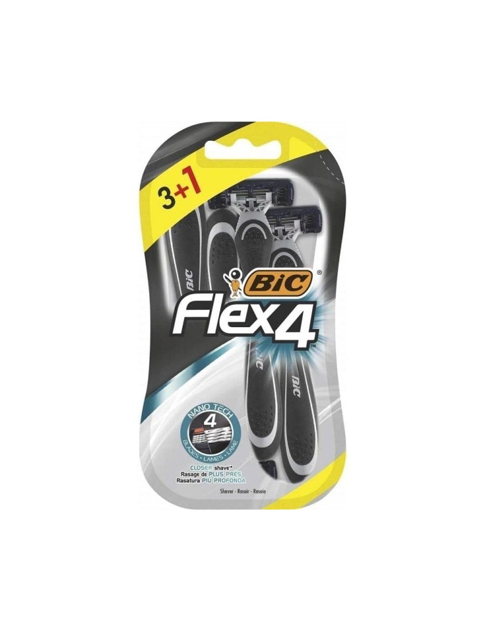 Cuchilla de Afeitar Bic Flex 4/ 4 uds