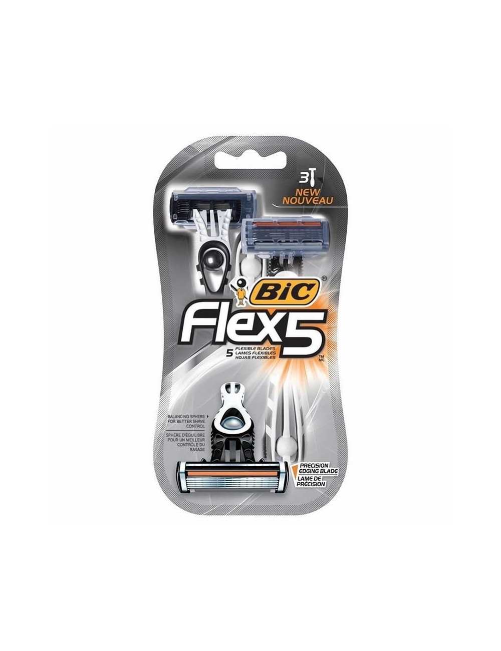 Cuchilla de Afeitar Bic Flex 5/ 3 uds