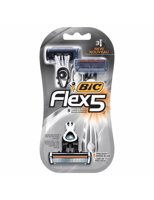 Cuchilla de Afeitar Bic Flex 5/ 3 uds