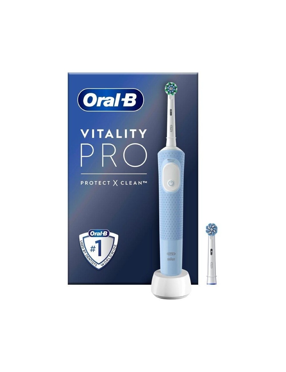 Cepillo Dental Oral-B Vitality Pro/ Incluye 1 Recambio/ Azul