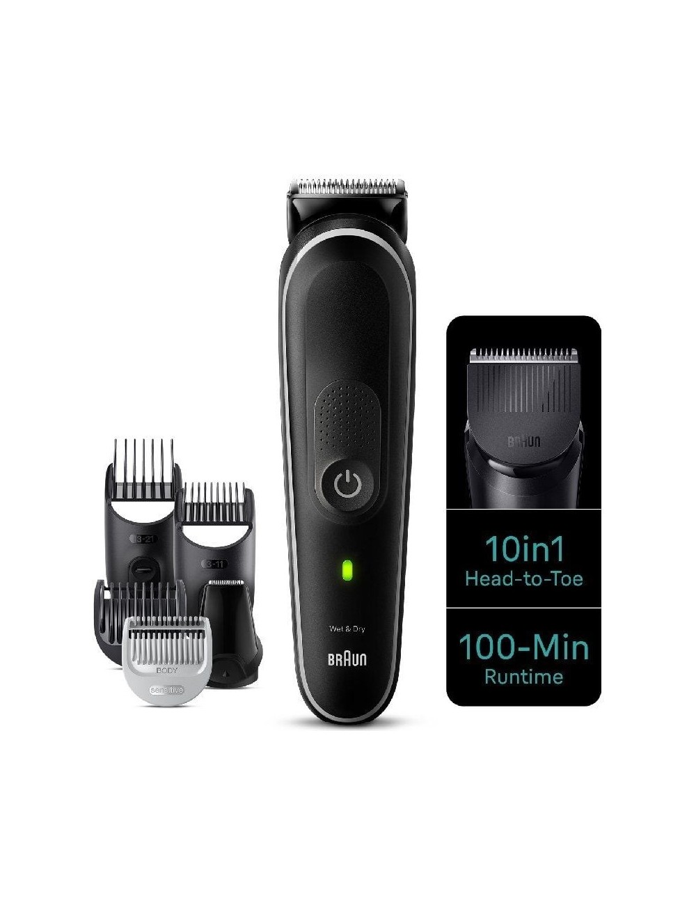 Recortadora Braun All in One Series 5 MGK5440/ con Batería/ 10 Accesorios