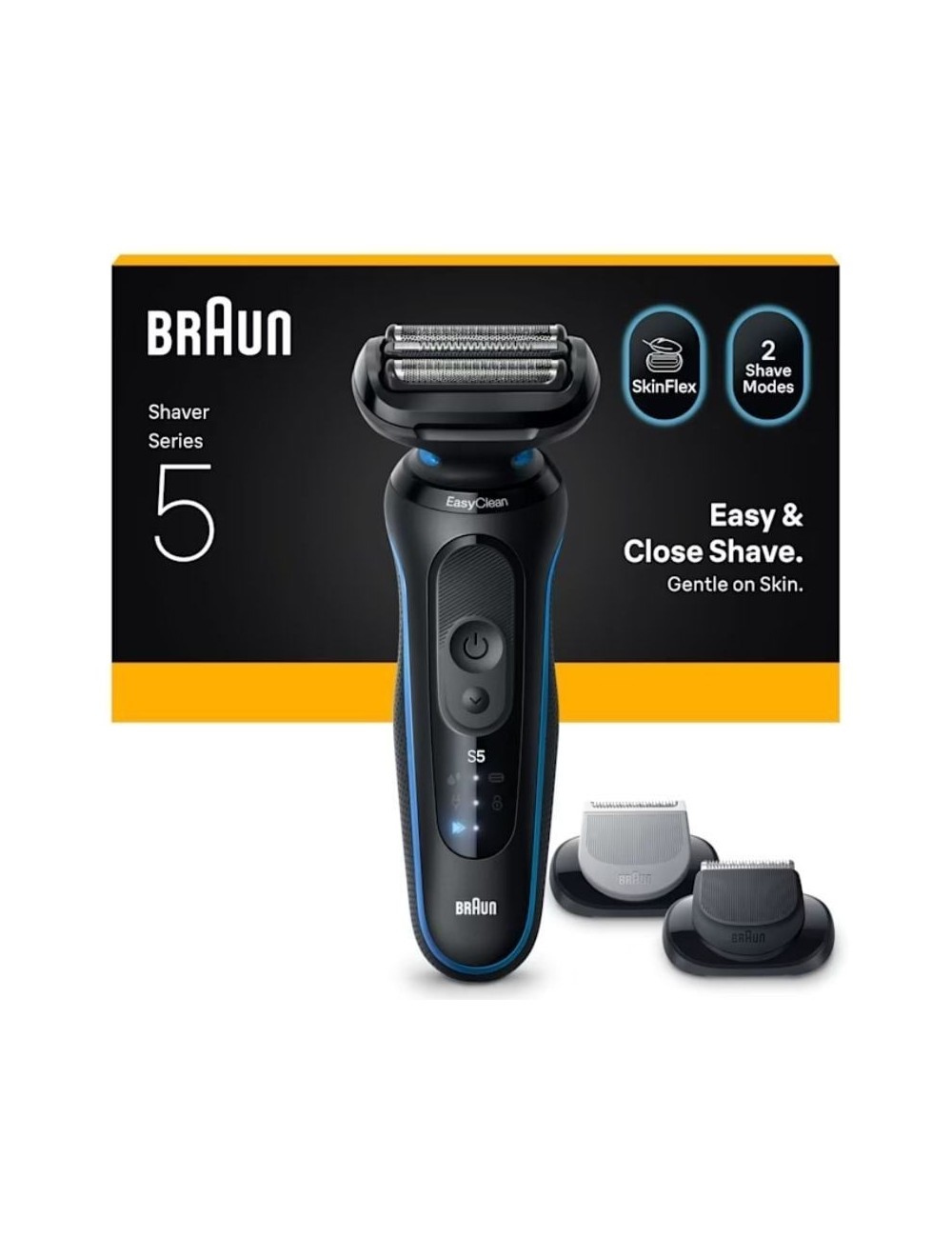 Afeitadora Braun Series 5 52-B1650S/ con Batería/ 2 Accesorios