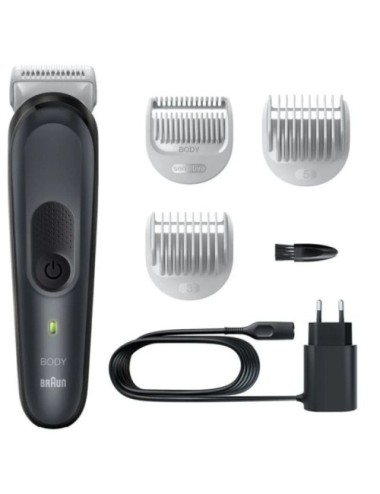 Cortapelos Braun BodyGroomer Series 3 BG3340/ con Batería/ 3 Accesorios