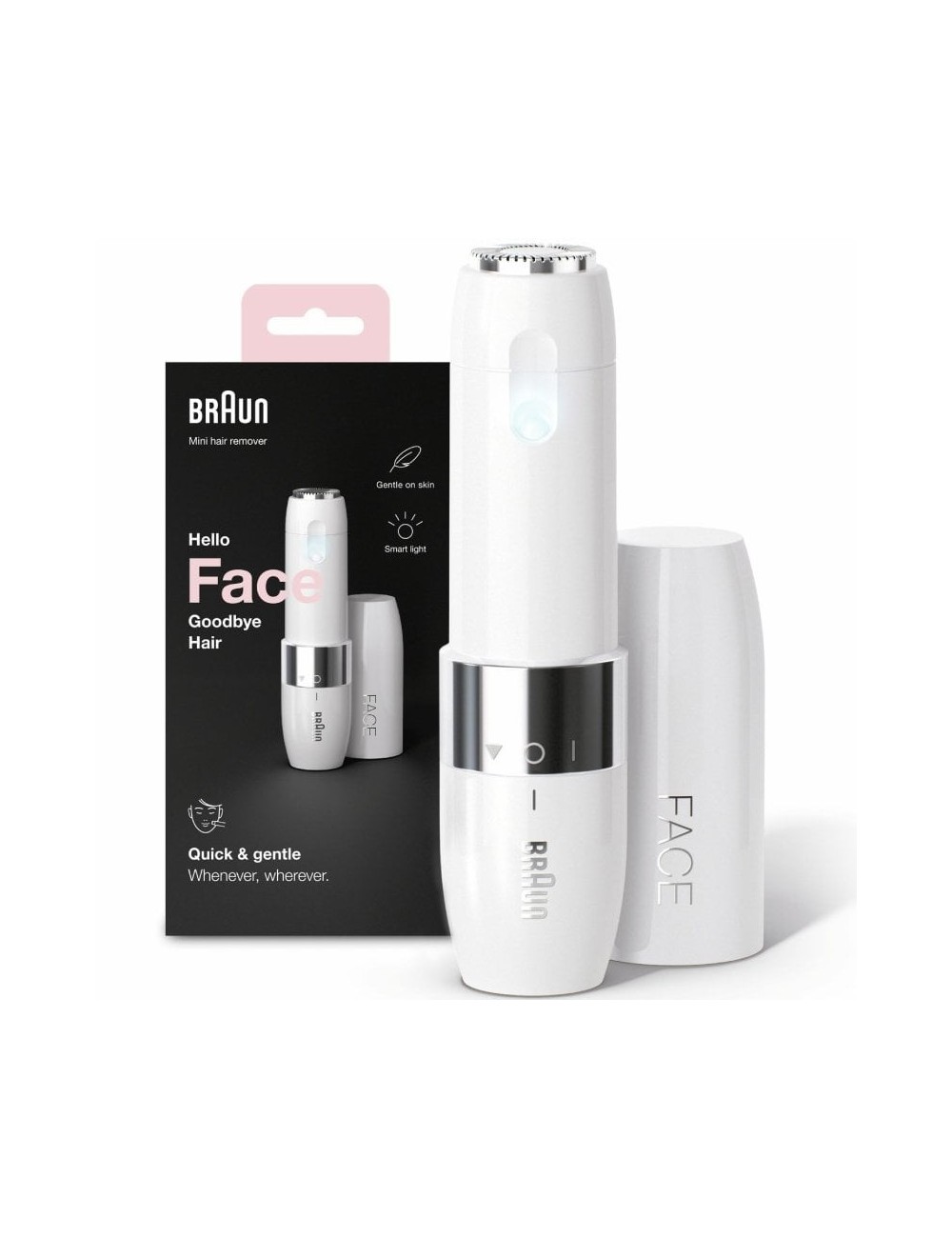 Depiladora Facial Braun Mini Depiladora Facial FS1000/ con Batería