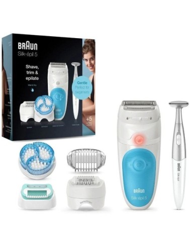 Depiladora Braun Silk Epil Series 5 5-815/ Con Batería/ 5 Accesorios
