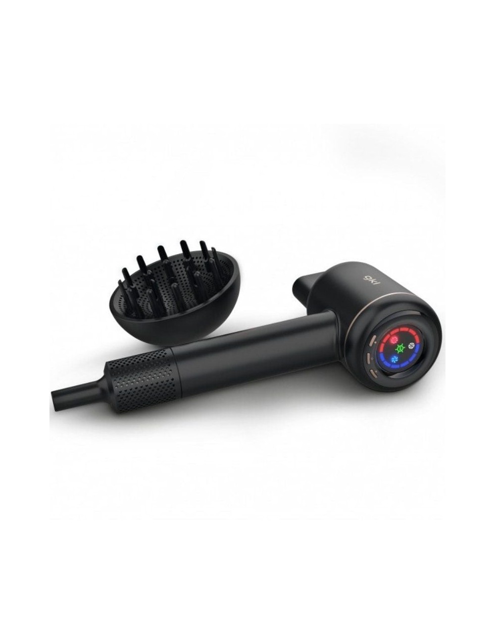 Secador GKL Onyx Smart/ 1600W/ Iónico/ Negro