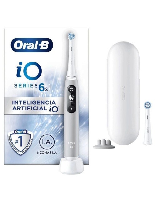 Cepillo Dental Oral-B iO Serie 6S/ Incluye 2 Recambios/ Gris