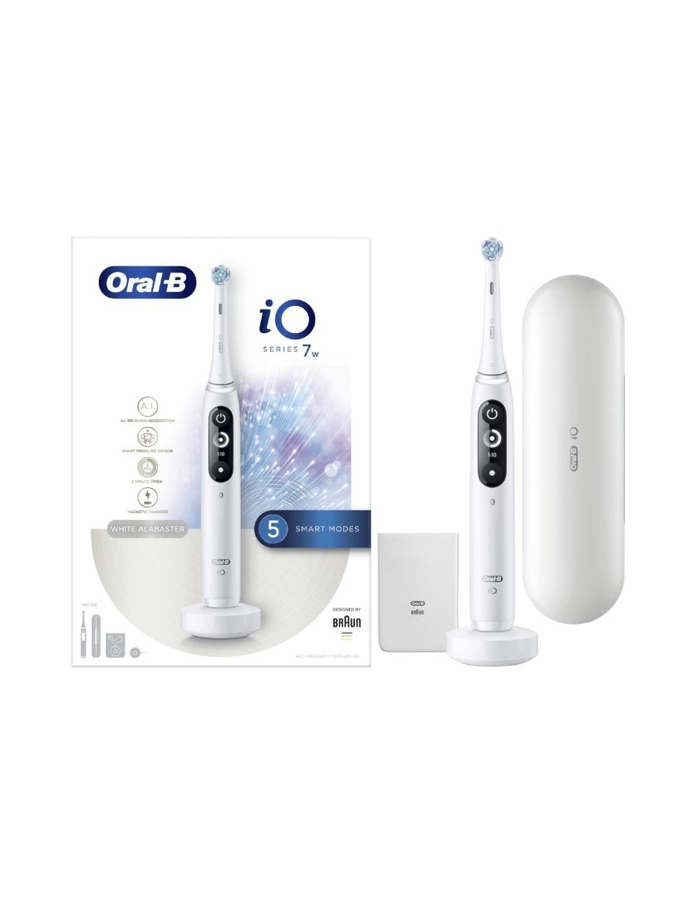 Cepillo Dental Oral-B iO Serie 7W/ Blanco