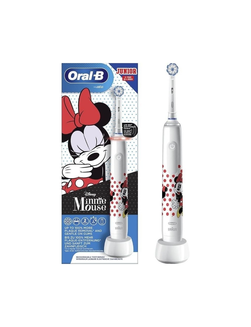 Cepillo Dental Braun Oral-B Junior Disney Minnie