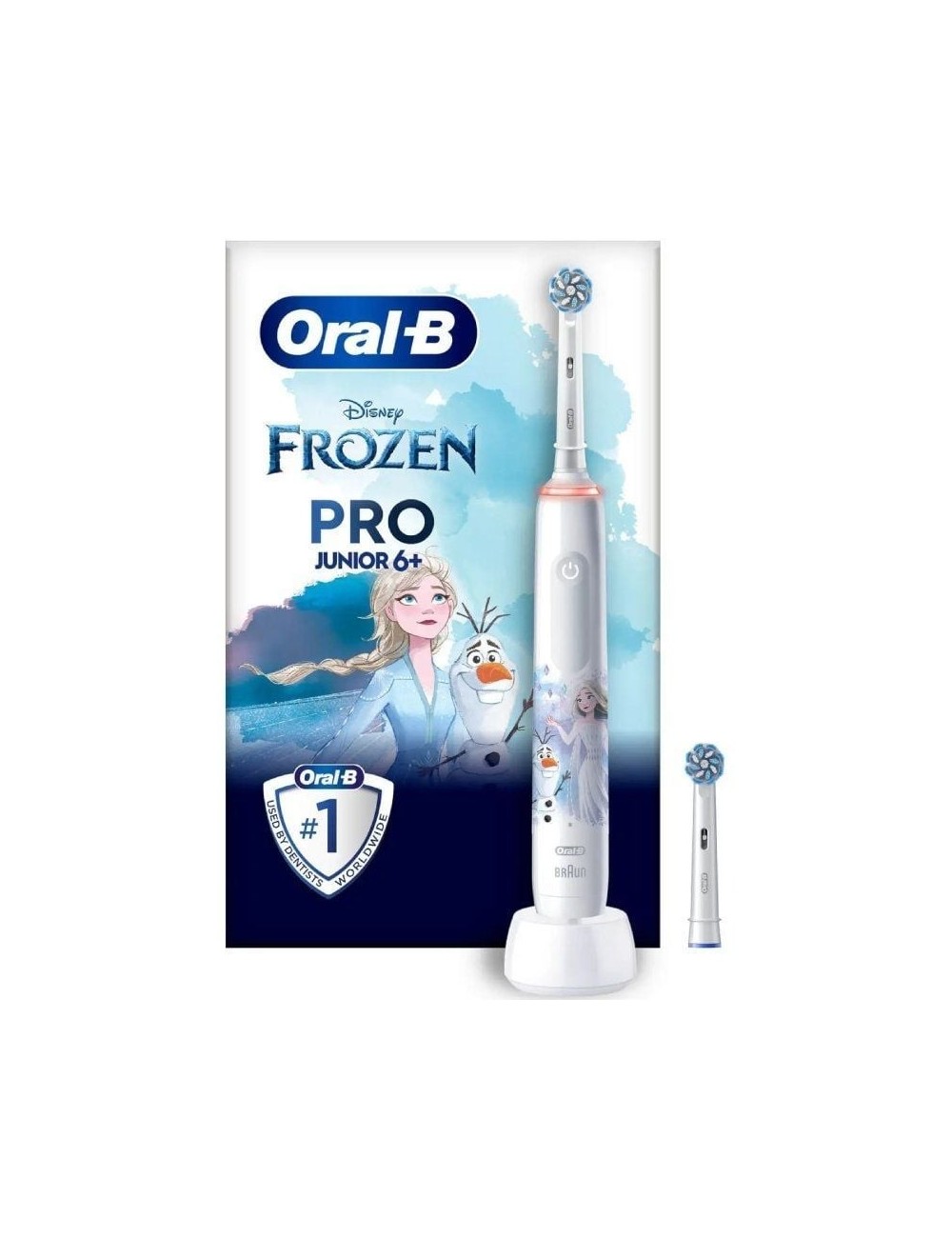 Cepillo Dental Oral-B Pro Junior 6+ Frozen/ Incluye 1 Recambio