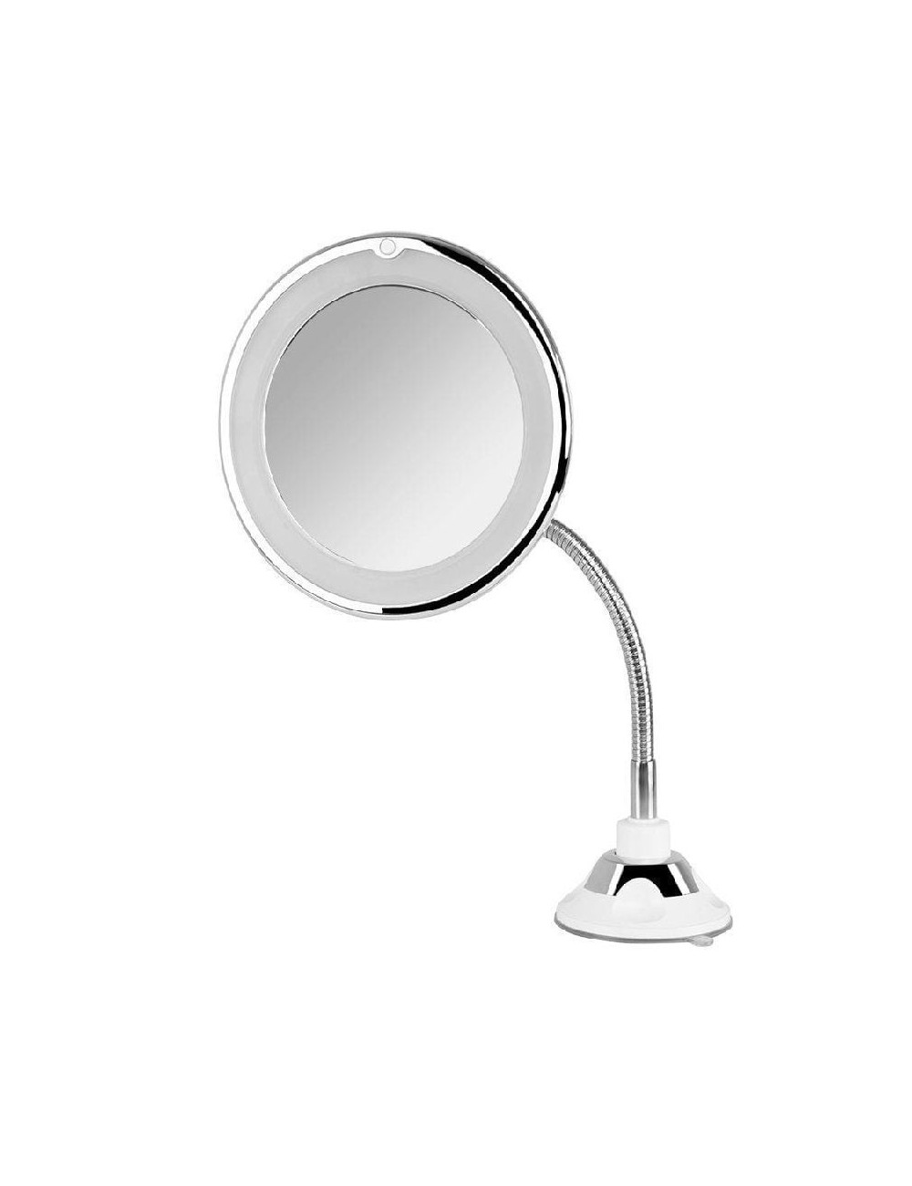 Espejo Cosmético de Pared con Luz Orbegozo ESP 1020/ Telescópico/ Ø17cm