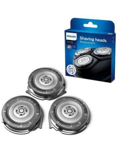 Cabezal de Reemplazo para Afeitadora Eléctrica Philips Series 3000 y 1000/ Pack 3