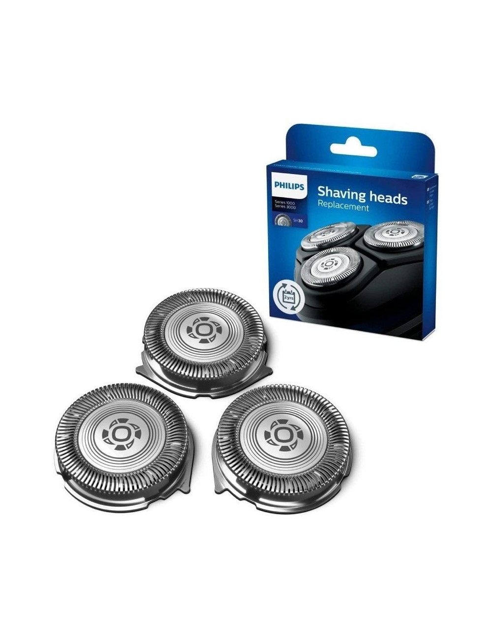 Cabezal de Reemplazo para Afeitadora Eléctrica Philips Series 3000 y 1000/ Pack 3