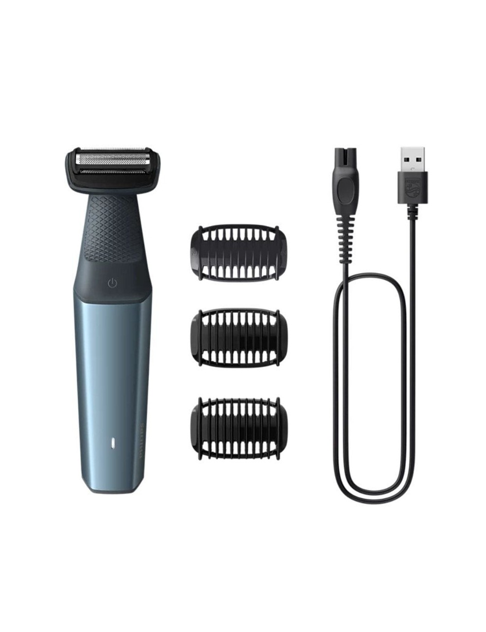 Afeitadora Philips Bodygroom Series 3000 BG3027/ con Batería/ 3 Accesorios