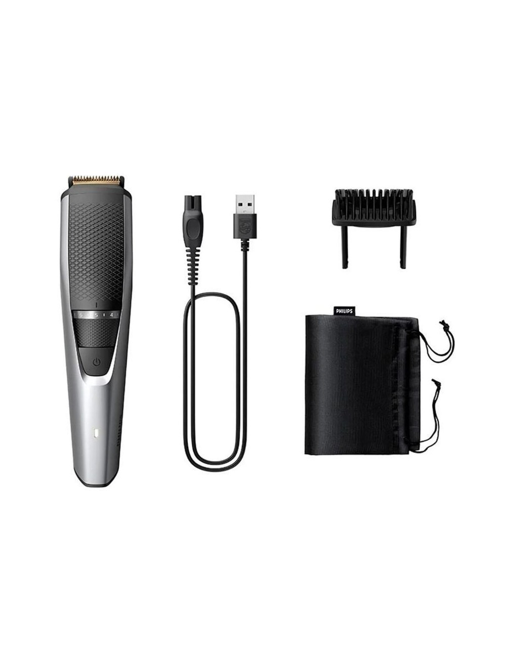 Recortadora Philips Beardtrimmer serie 3000 BT3232/ con Batería/ con Cable