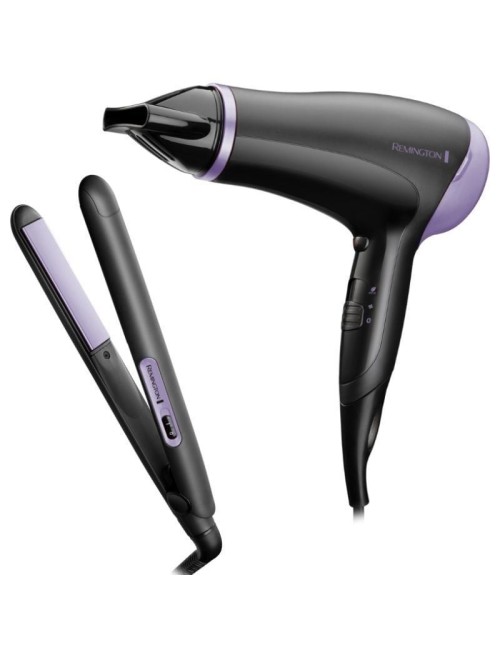 Pack Secador y Plancha para el Pelo Remington Style Essentials