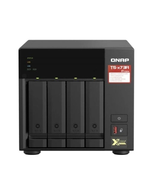 NAS QNAP TS-473A-8G/ 4 Bahías 3.5'- 2.5'/ 8GB DDR4/ Formato Torre
