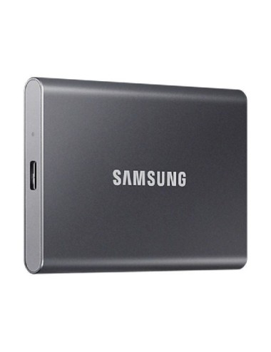 Disco Externo SSD Samsung Portable T7 2TB/ USB 3.2/ Gris