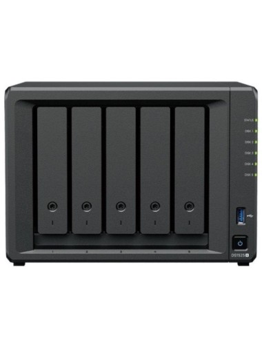 NAS Synology Diskstation DS1525+/ 5 Bahías 3.5'- 2.5'/ 8GB DDR4/ Formato Torre