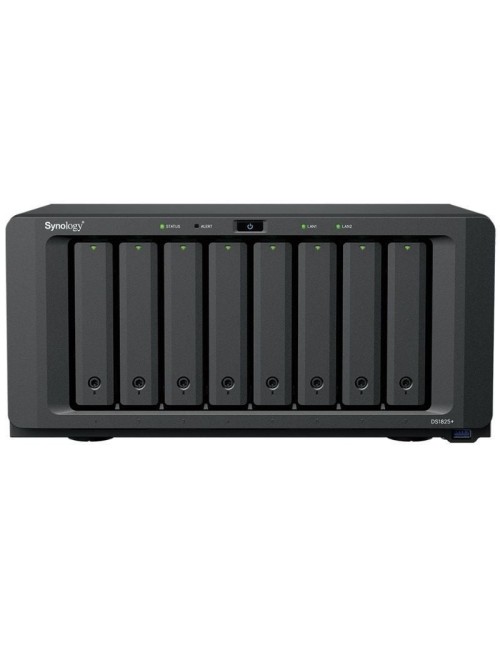 NAS Synology Diskstation DS1825+/ 8 Bahías 3.5'- 2.5'/ 8GB DDR4/ Formato Torre
